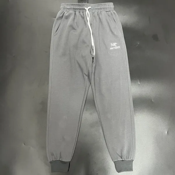 W4纯棉卫裤  ARC-TERYX Grey Top Quality Sweatpants (Have Pocket)