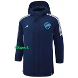 24-25 ARS Royal Blue Hooded Windbreaker Fabric Cotton Coat #G192