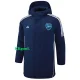 24-25 ARS Royal Blue Hooded Windbreaker Fabric Cotton Coat #G192