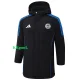 24-25 Bayern Black Hooded Windbreaker Fabric Cotton Coat #G209