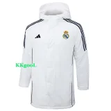 24-25 RMA White Hooded Windbreaker Fabric Cotton Coat #G209(彩标)