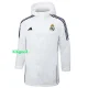 24-25 RMA White Hooded Windbreaker Fabric Cotton Coat #G209(彩标)