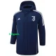 24-25 JUV Royal Blue Hooded Windbreaker Fabric Cotton Coat #G226