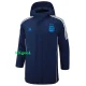 24-25 Argentina Royal Blue Hooded Windbreaker Fabric Cotton Coat #G184(蓝标)