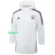 24-25 Germany White Hooded Windbreaker Fabric Cotton Coat #G202