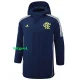 24-25 Flamengo Royal Blue Hooded Windbreaker Fabric Cotton Coat #G206