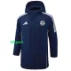 24-25 Bayern Royal Blue Hooded Windbreaker Fabric Cotton Coat #G198(白标)