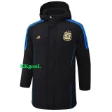 24-25 Argentina Black Windbreaker Fabric Cotton Coat #G187(金标)