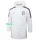 24-25 Italy White Hooded Windbreaker Fabric Cotton Coat #G222