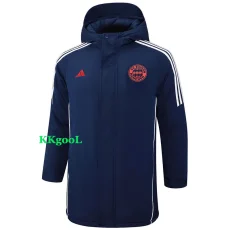 24-25 Bayern Royal Blue Hooded Windbreaker Fabric Cotton Coat #G199(红标)