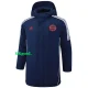 24-25 Bayern Royal Blue Hooded Windbreaker Fabric Cotton Coat #G199(红标)
