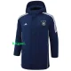 24-25 Germany Royal Blue Hooded Windbreaker Fabric Cotton Coat #G203