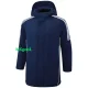 24-25 Royal Blue Hooded Windbreaker Fabric Cotton Coat #G229光板