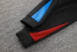 24-25 BAR Black Hoodie Half Pull Tracksuit #F562半拉连帽