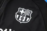 24-25 BAR Black Hoodie Half Pull Tracksuit #F562半拉连帽