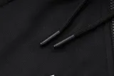 24-25 BAR Black Hoodie Half Pull Tracksuit #F562半拉连帽