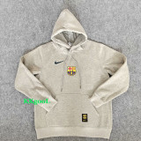 24-25 BAR Grey Hoody 灰色(加绒)彩标