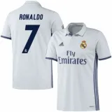 2016-2017 RMA Home Player Version 球员 Retro Soccer Jersey