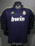 2012-2013 RMA Away Player Version 长袖球员 Long Sleeve Retro Soccer Jersey