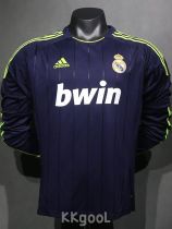 2012-2013 RMA Away Player Version 长袖球员 Long Sleeve Retro Soccer Jersey