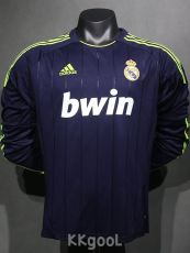 2012-2013 RMA Away Player Version 长袖球员 Long Sleeve Retro Soccer Jersey