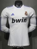 2010-2011 RMA Home Player Version 长袖球员 Long Sleeve Retro Soccer Jersey