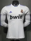 2010-2011 RMA Home Player Version 长袖球员 Long Sleeve Retro Soccer Jersey