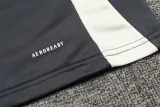 24-25 Man Utd Dark gray Half Pull Tracksuit (半拉链)