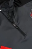 24-25 Man Utd Dark gray Half Pull Tracksuit (半拉链)
