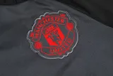 24-25 Man Utd Dark gray Half Pull Tracksuit (半拉链)