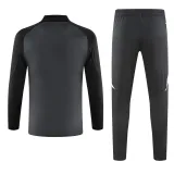 24-25 Man Utd Dark gray Half Pull Tracksuit (半拉链)