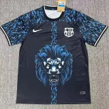 24-25 BAR Blue Black Special Edition Fans Training Shirts 狮头