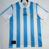 1994 Argentina Home Retro Soccer Jersey (钢印纹)