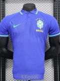 24-25 Brazil Blue Special Edition Player Version Soccer Jersey *有领