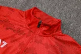 24-25 Napoli Red Jacket Tracksuit #A812(喷墨)