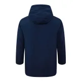 24-25 Dortmund Royal Blue Hooded Windbreaker Fabric Cotton Coat #G252