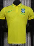 24-25 Brazil Yellow Special Edition Player Version Soccer Jersey *有领