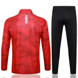 24-25 Napoli Red Jacket Tracksuit #A812(喷墨)