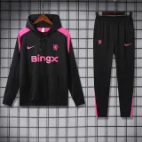 24-25 CHE Black Hoodie Tracksuit (卫衣套装)
