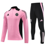 24-25 Inter Miami Pink Half Pull Tracksuit (半拉链)