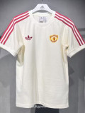 24-25 Man Utd Beige Training shirts (High Quality)