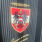 2024 Austria 50th Anniversary Black Long Sleeve Soccer Jersey (长袖)