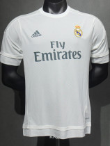 2015-2016 RMA Home Player Version 球员 Retro Soccer Jersey