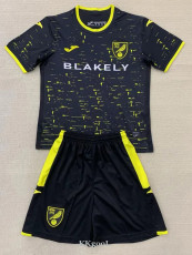 24-25 Norwich City Away Kids Soccer Jersey