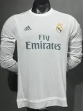 2015-2016 RMA Home Player Version 长袖球员 Long Sleeve Retro Soccer Jersey