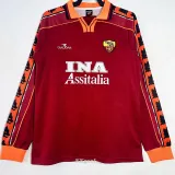 1998-1999 Roma Home Long Sleeve Retro Soccer Jersey (长袖)