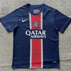 24-25 PSG Royal Blue Special Edition Training shirts *网格