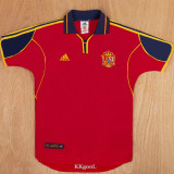 2000 Spain Home Retro Soccer Jersey