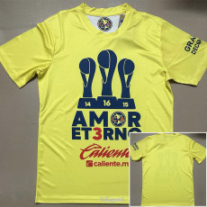 24-25 Club America Yellow Champion Training shirts *背后没图案