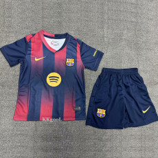 25-26 BAR Red Blue Special Edition Kids Soccer Jersey